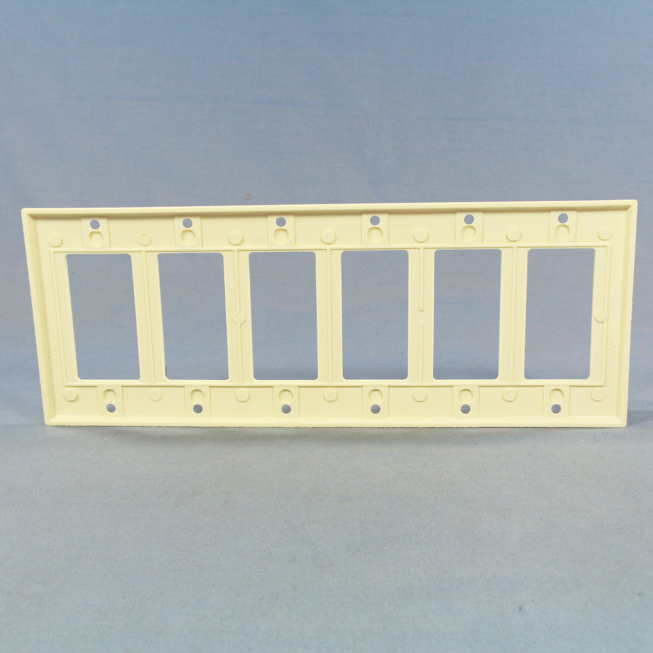 Cooper 2166LA Light Almond 6-Gang Decorator Thermoset Wallplates GFCI Cover 5pcs