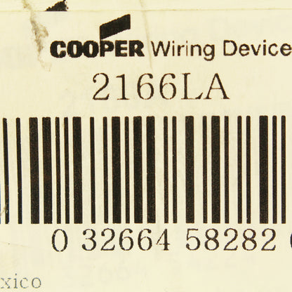 Cooper 2166LA Light Almond 6-Gang Decorator GFCI GFI Thermoset Wallplate Cover