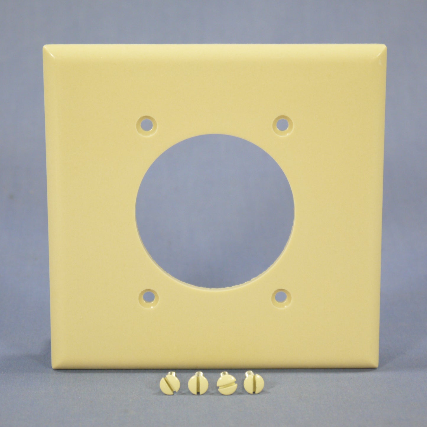 Cooper 2168V Ivory 2-Gang Dryer Range 2.156" Outlet Cover Thermoset Wallplate
