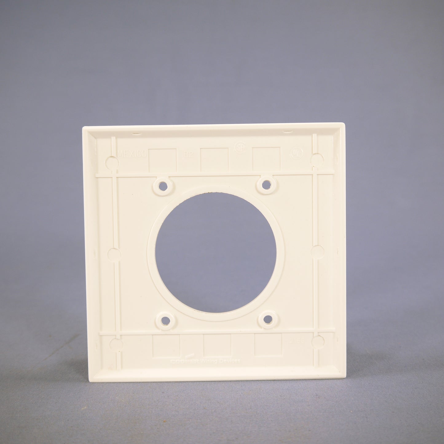 Cooper Standard 2G White Dryer Range Welder 2.156" Outlet Cover Wallplate 2168W