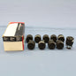 Cooper 224 Black Straight Blade 15A 125V 1-15R Plug Connectors Rubber 10-Pack