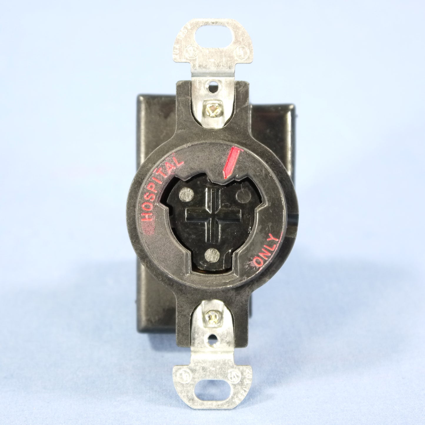 Cooper 23050 Black Hospital Use Power-Lock Receptacle Outlet 20A 125V 5-20R
