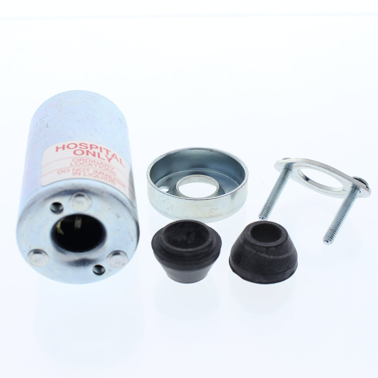 Cooper Gray Steel 20A 125V 2-Pole 3-Wire Armored Powerlock Connector Plug 23054