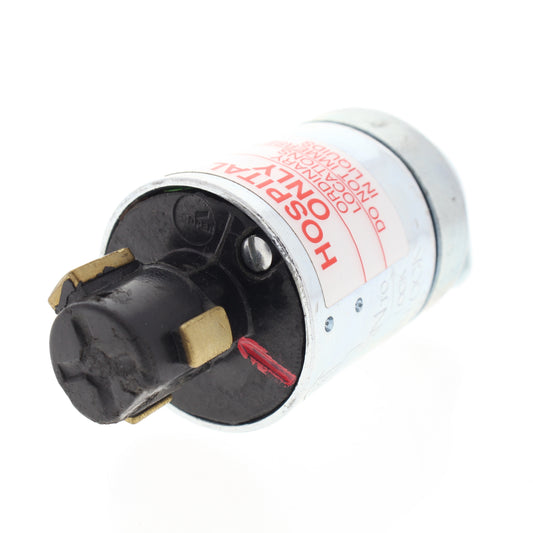 Cooper 23056 Gray Steel 20A 125V 2-Pole 3-Wire Armored Powerlock Connector Plug