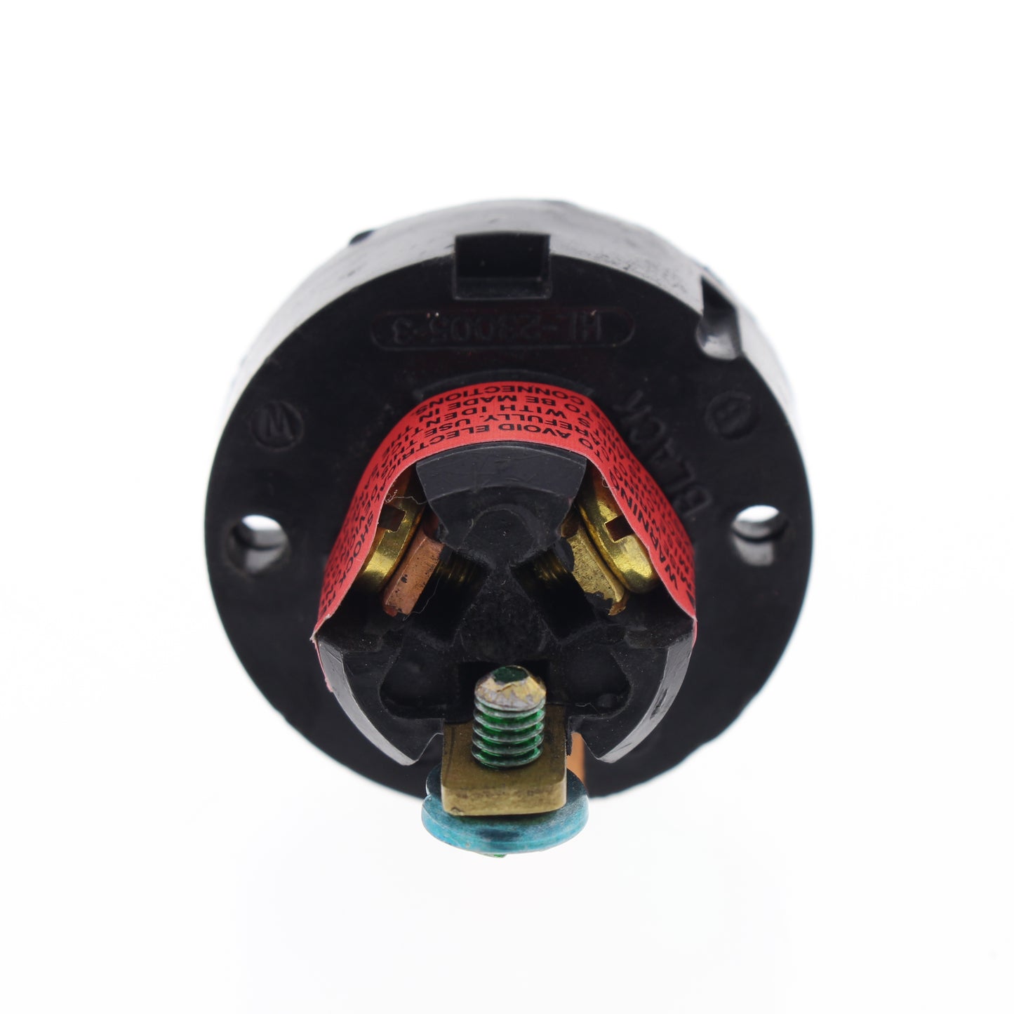 Cooper 23056 Gray Steel 20A 125V 2-Pole 3-Wire Armored Powerlock Connector Plug