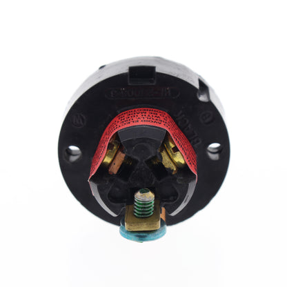 Cooper 23056 Gray Steel 20A 125V 2-Pole 3-Wire Armored Powerlock Connector Plug