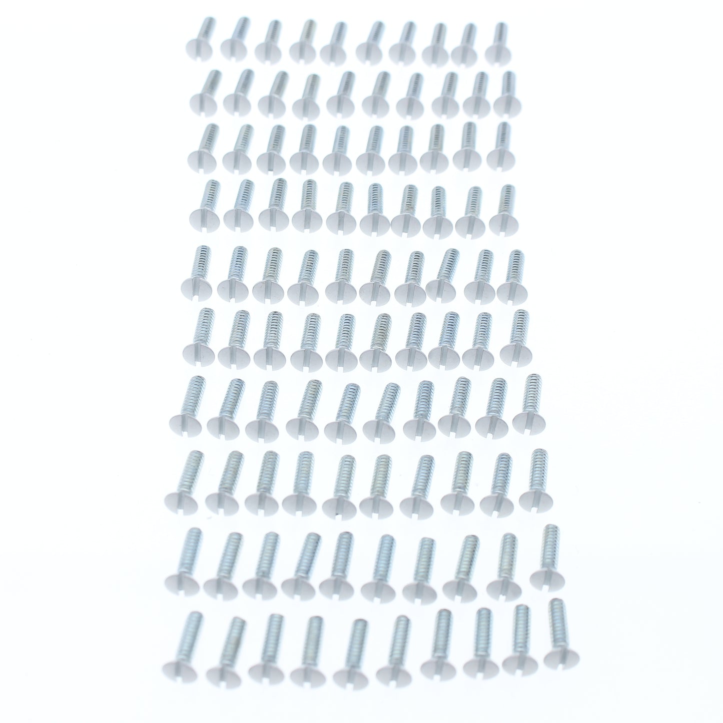 100 Cooper White Steel Outlet/Switch Mount Wallplate 1/2" Round Screws 231W