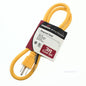 Cooper 236-BU Yellow 3ft Straight Blade Extension Cord NEMA 5-15P 13A 120V 2P3W