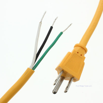 Cooper 236-BU Yellow 3ft Straight Blade Extension Cord NEMA 5-15P 13A 120V 2P3W