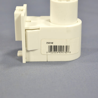 Cooper 2501W White High Output T8 HO Fluorescent Light Lampholder Socket Plunger