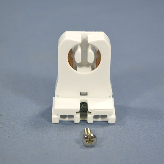 Cooper 2510W Fluorescent Lampholder Short Light Socket T8 T12 Medium Bi-Pin