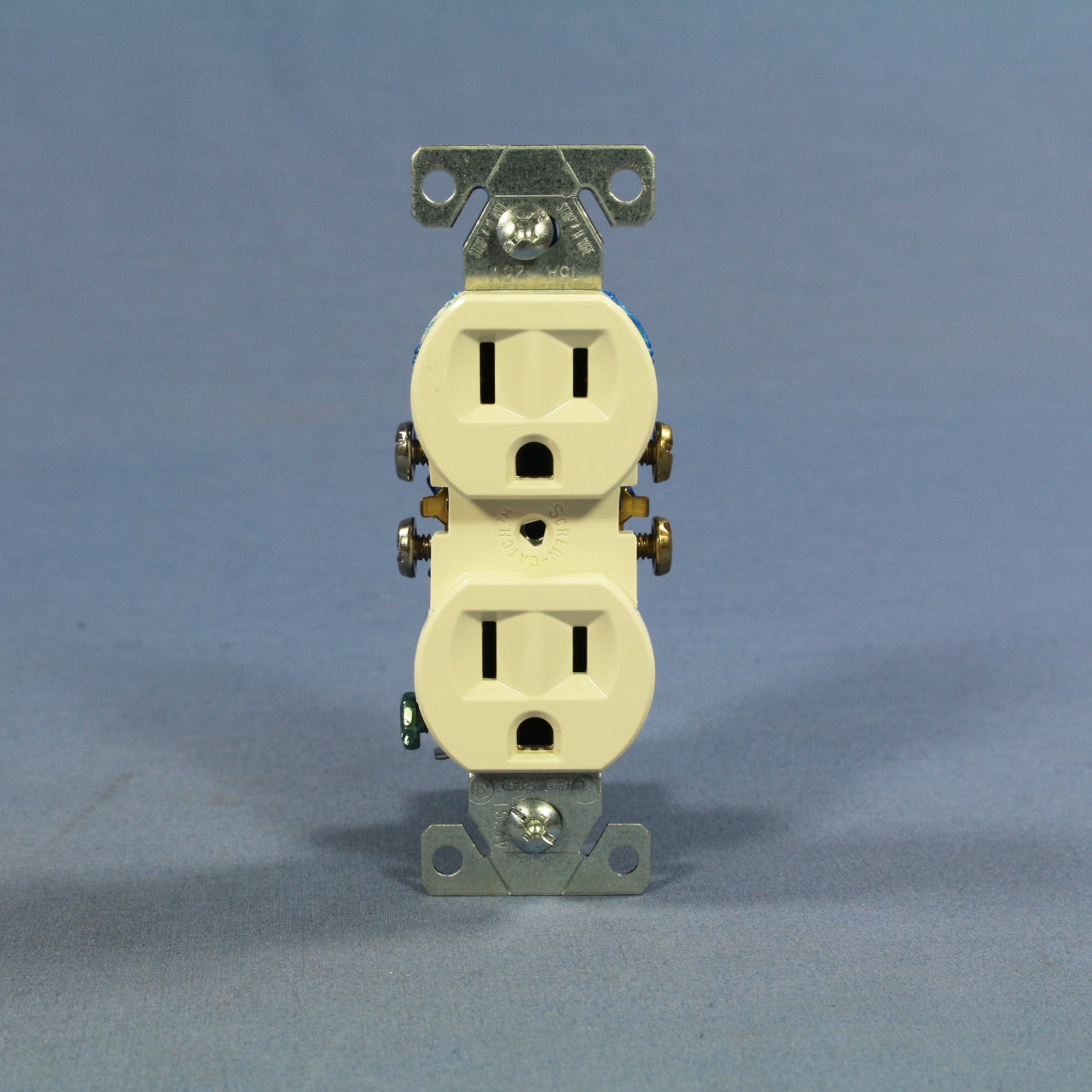 Cooper 270LA Light Almond Residential Duplex Outlet Receptacle 5-15R 15A Boxed
