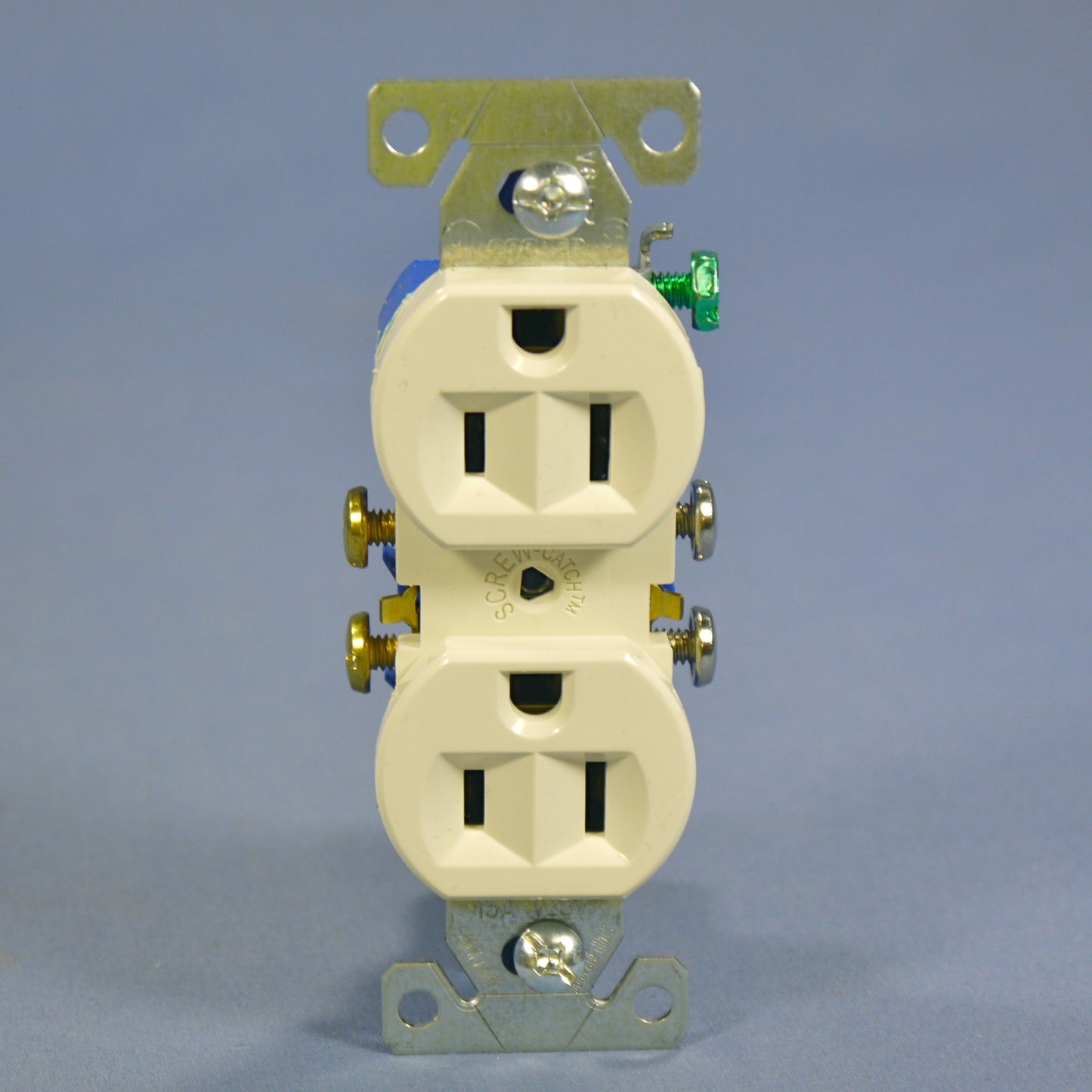 Cooper 270LA Light Almond Residential Duplex Outlet Receptacle 5-15R 15A Bulk
