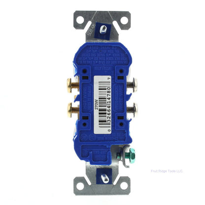 Cooper Residential White Outlet Duplex Receptacle Nema 5-15R 15A 125V Bulk 270W