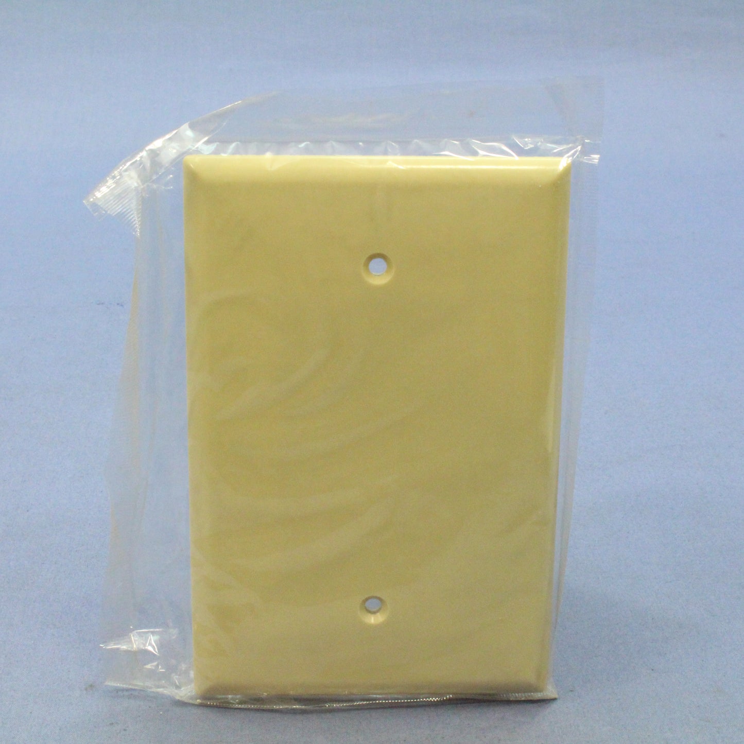 Cooper 2729V Ivory 1-Gang Box Mount Blank Thermoset Wallplate Oversize Cover