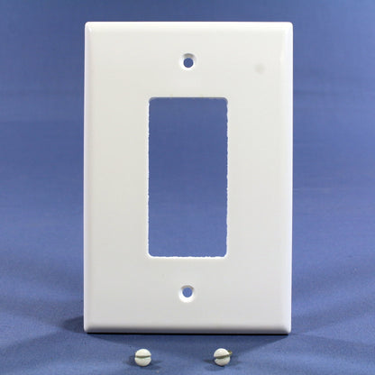 Cooper 2751W White Oversize 1-Gang Decorator Thermoset GFCI Wallplate Cover