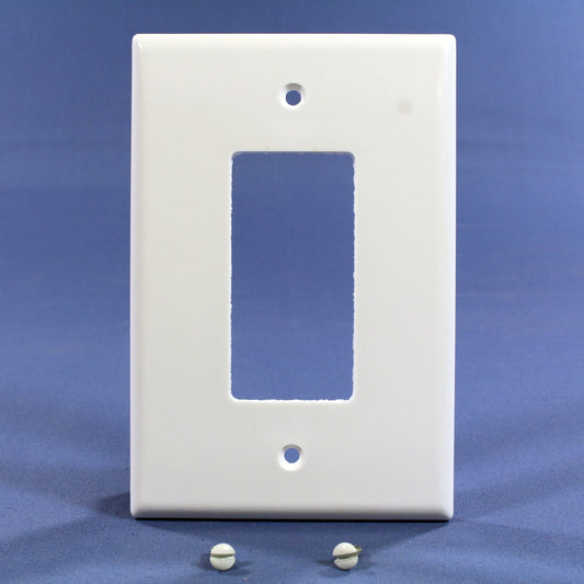 Cooper 2751W White Oversize 1-Gang Decorator Thermoset GFCI Wallplate Cover