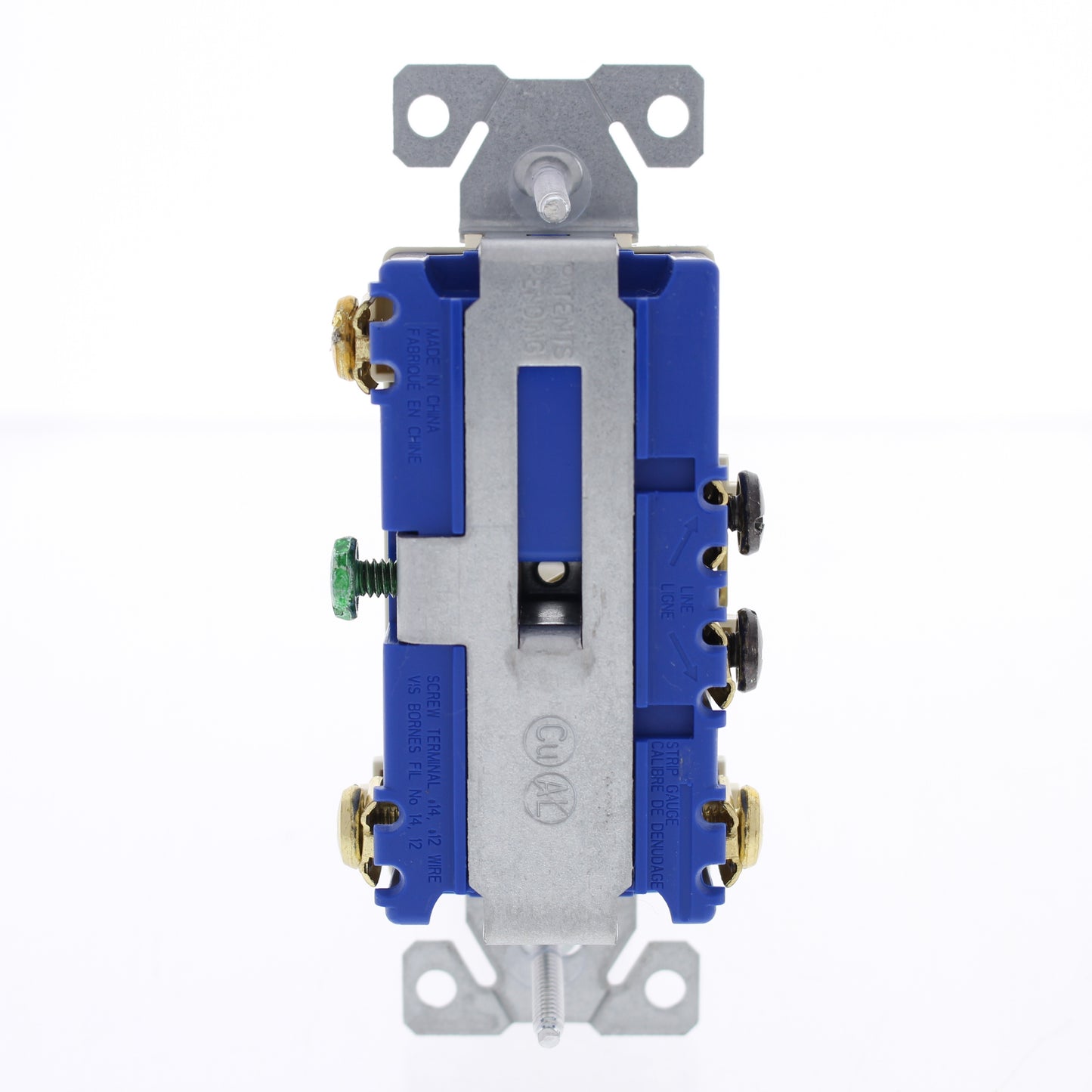Cooper 275A 3-Way Almond pcs Double Wall Toggle Light Switch15A Single Pole 8pcs