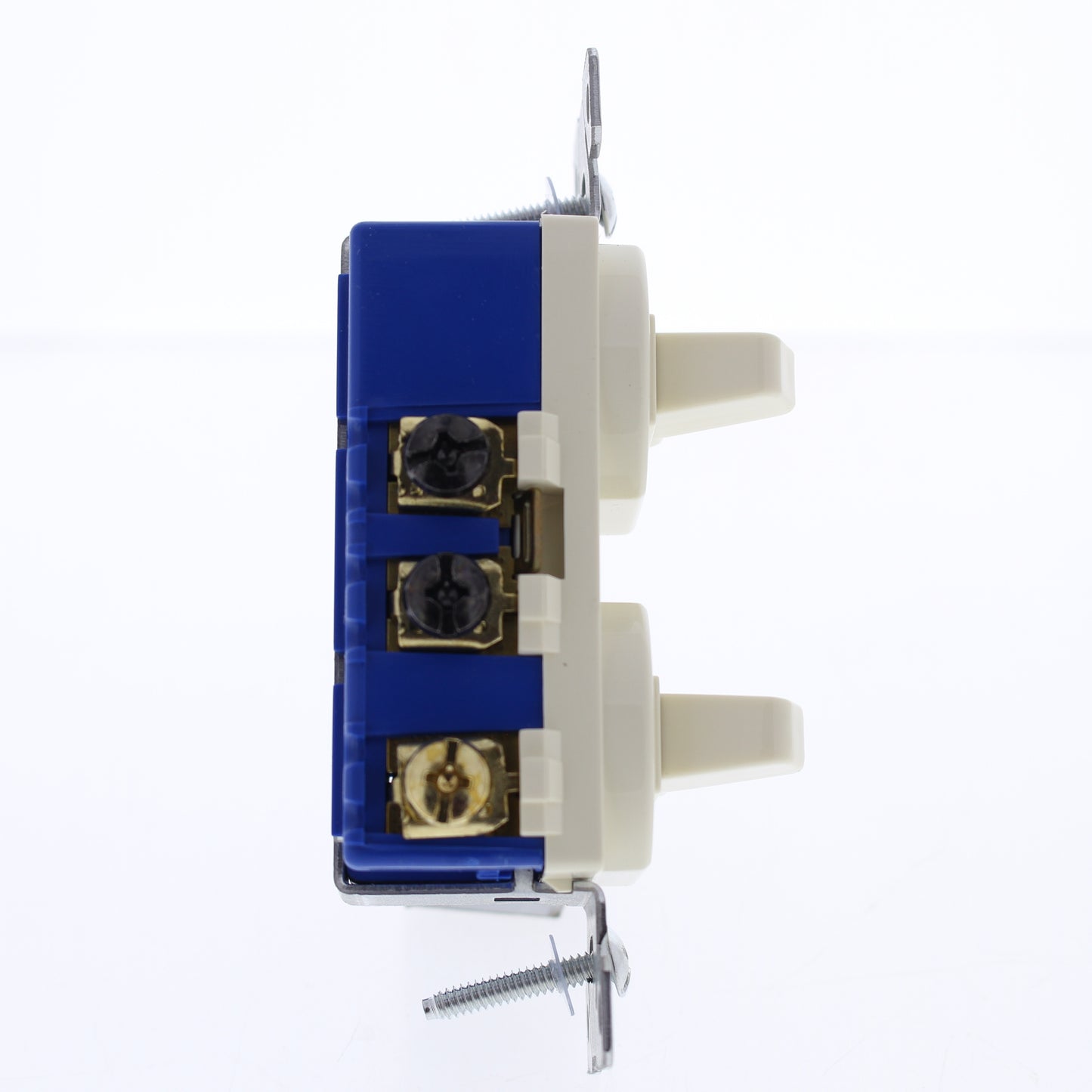 Cooper 275A 3-Way Almond pcs Double Wall Toggle Light Switch15A Single Pole 8pcs