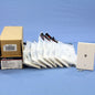 Cooper 3533-4W White 1-Gang 4-Wire Phone Jack Mid-Size Flush Mount Covers 15pcs