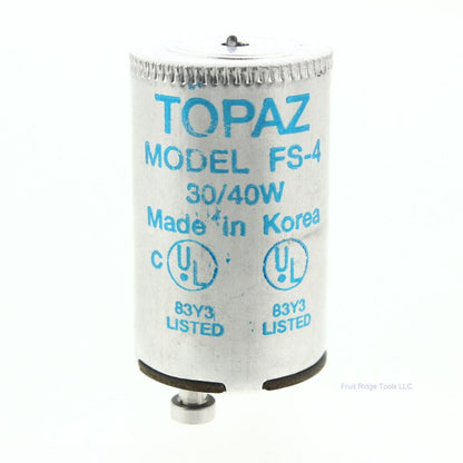 Cooper 45FS4 Flourescent Light Starters FS-4 Condenser Type 30W 40W Lamp FS4