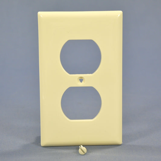 Cooper Almond Unbreakable Thermoplastic Nylon Receptacle Wallplate Cover 5132A