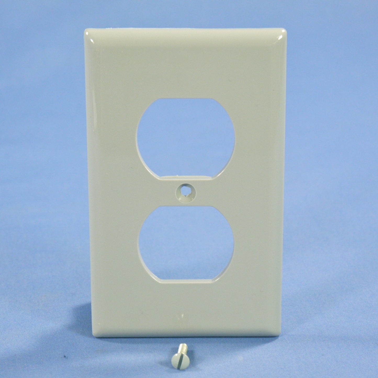 Cooper Gray Unbreakable Thermoplastic Nylon Receptacle Wallplate Cover 5132GY