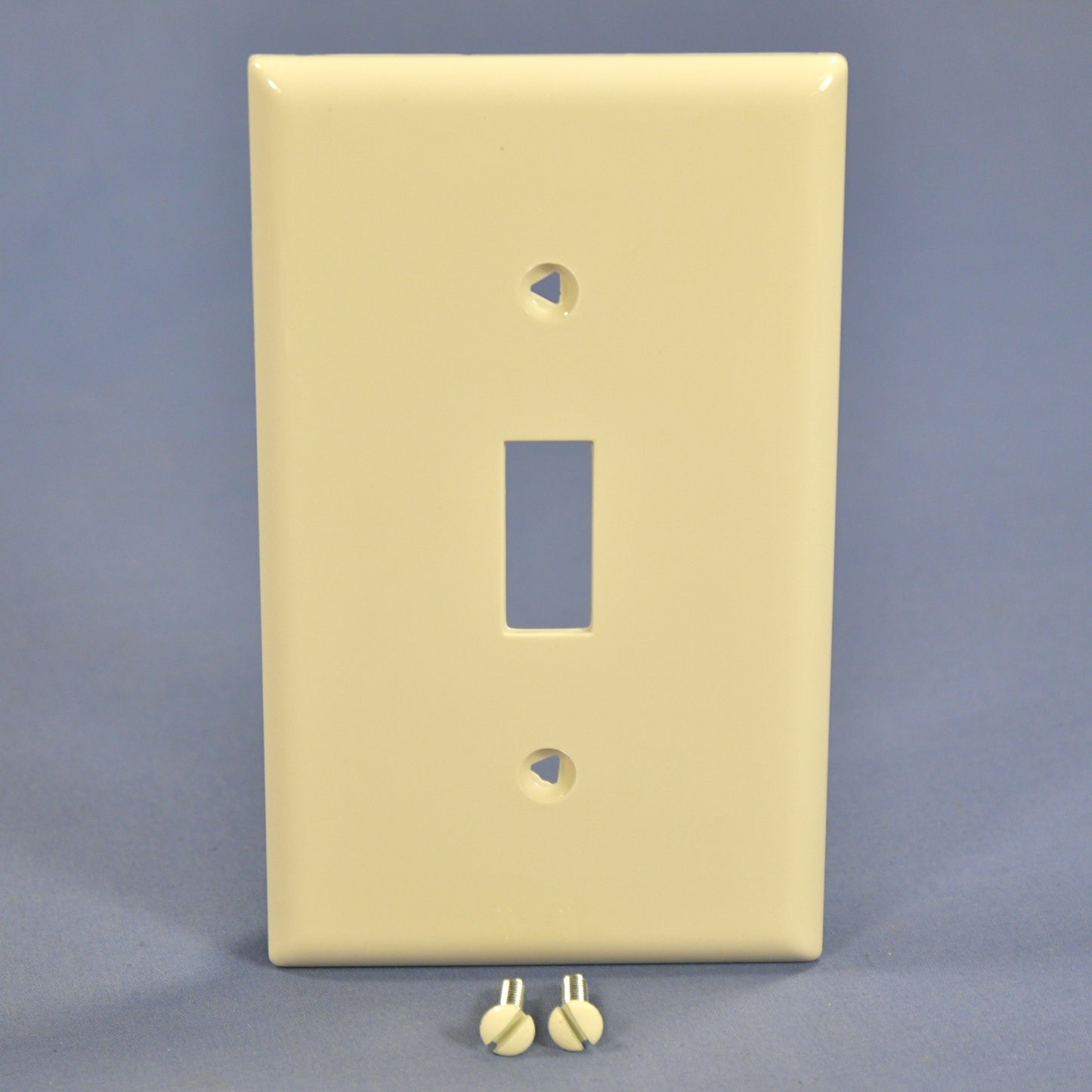 Cooper 5134LA Light Almond 1-Gang Toggle Unbreakable Standard Wallplate Cover