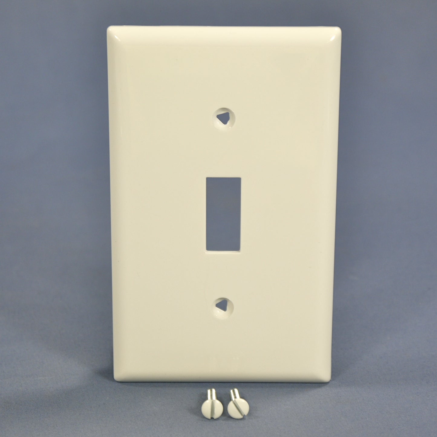 Cooper 5134W White 1-Gang Toggle Switch Cover Unbreakable Wallplate Switchplate