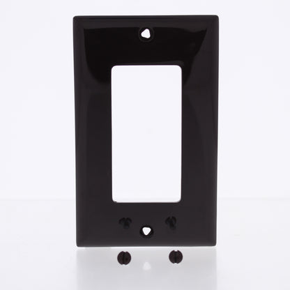 Cooper 5151B Brown 1-Gang Decorator Unbreakable Nylon Standard Wallplate Cover