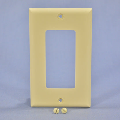 Cooper 5151V Ivory 1-Gang Decorator Unbreakable Nylon Wallplate GFCI GFI Cover