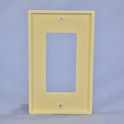 Cooper 5151V Ivory 1-Gang Decorator Unbreakable Nylon Wallplate GFCI GFI Cover