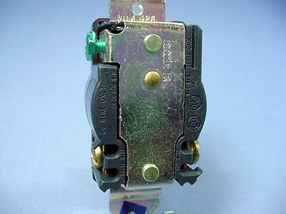 Cooper 5461B Brown Single Receptacle Outlet NEMA 6-20R 20A 250V Industrial Grade