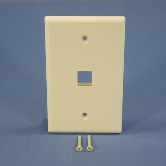 Cooper 5510A-MSP Almond 1-Gang Modular Mid-Size 1-Port Nylon Wallplate Cover