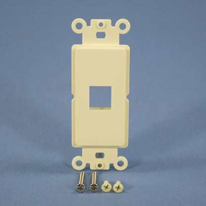 Cooper 5521-5EA Almond 1-Port 110 Style Decorator Mounting Strap Cover Insert