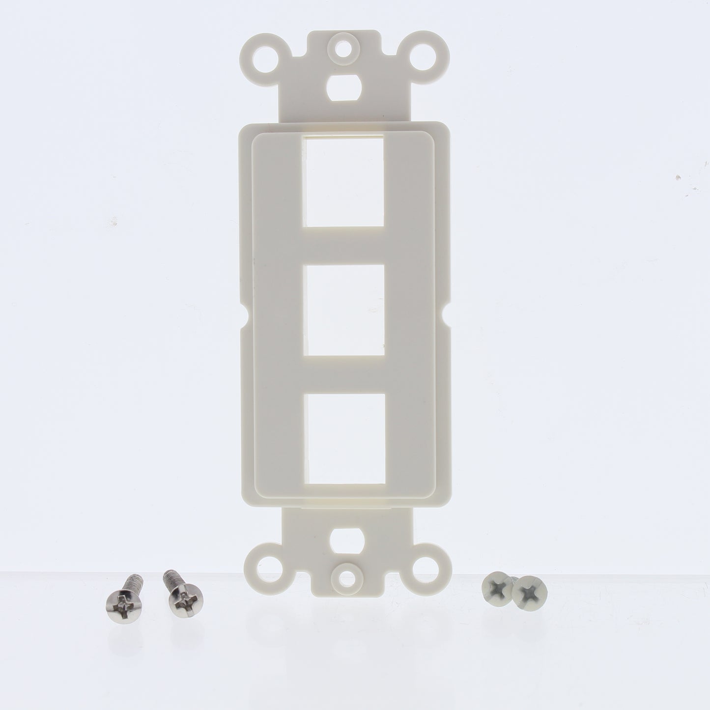 Cooper 5523-5ELA Light Almond 3-Port Decorator Mounting Strap Nylon Cover Insert