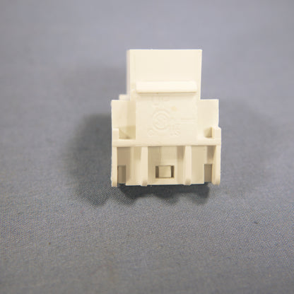 Cooper White Cat5e Snap-In Modular Data Jack 110 Style 8-Position RJ45 5546-5EW