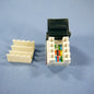 Cooper Black Cat3 Snap-In Modular Voice Jack 110 Style 6-Position RJ12 5547-3EBK