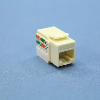 Cooper Almond Cat 5e Snap-In Modular Jack 110 Style RJ45 8-Position 5547-5EA