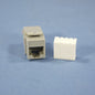 Cooper 5547-5EGY Gray Cat5e Snap-In Modular Data Jack 110 Style 8-Position RJ45