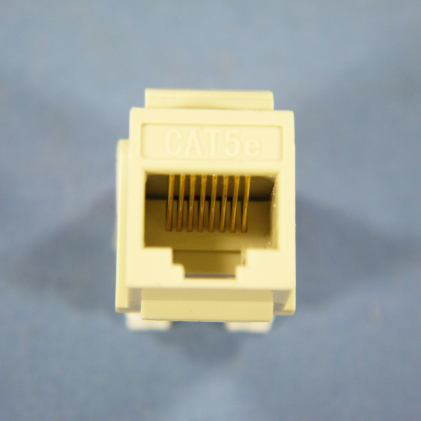 Cooper Ivory Cat5e Snap-In Modular Data Jack 110 Style 8-Position RJ45 5547-5EV