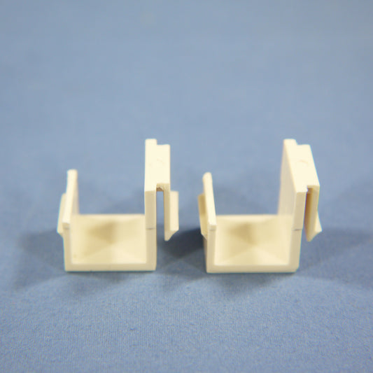 Cooper 5550-5EA Almond Solid Blank One Data Modular Port Filler Inserts 2-Pack