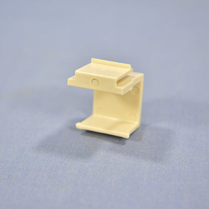 Cooper 5550-5EV Ivory Modular Wallplate Solid Blank 1-Port Filler Inserts 2-Pack