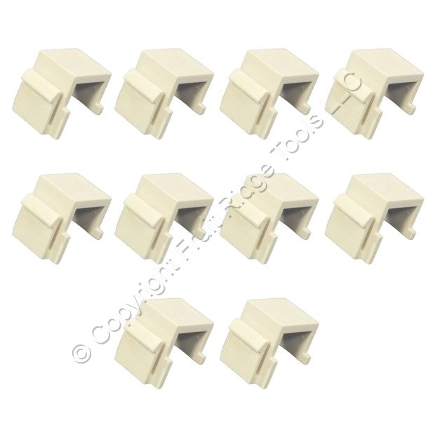 10 Cooper White Modular Wallplate Solid Blank One Port Filler Inserts 5550-5EW