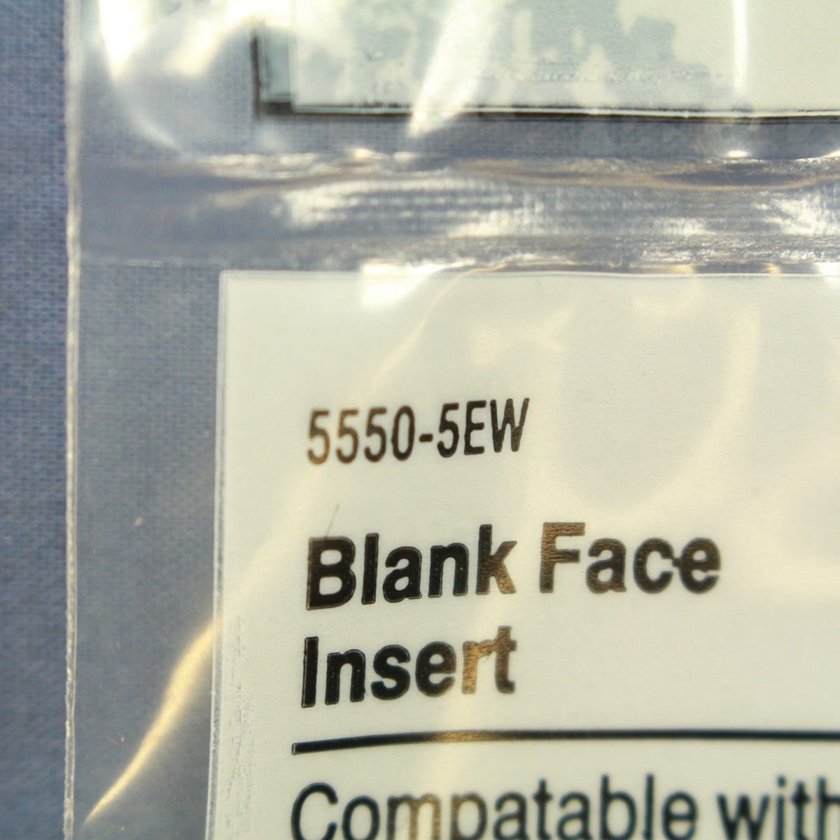 Cooper White Modular Wallplate Solid Blank One Port Filler Insert 5550-5EW