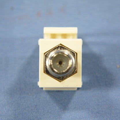 Cooper Almond Modular TV Video Connector F-Type Coax Cable Jack RG6 5552-5EA