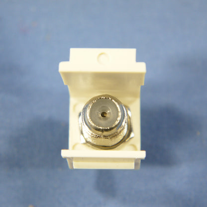 Cooper Almond Modular TV Video Connector F-Type Coax Cable Jack RG6 5552-5EA