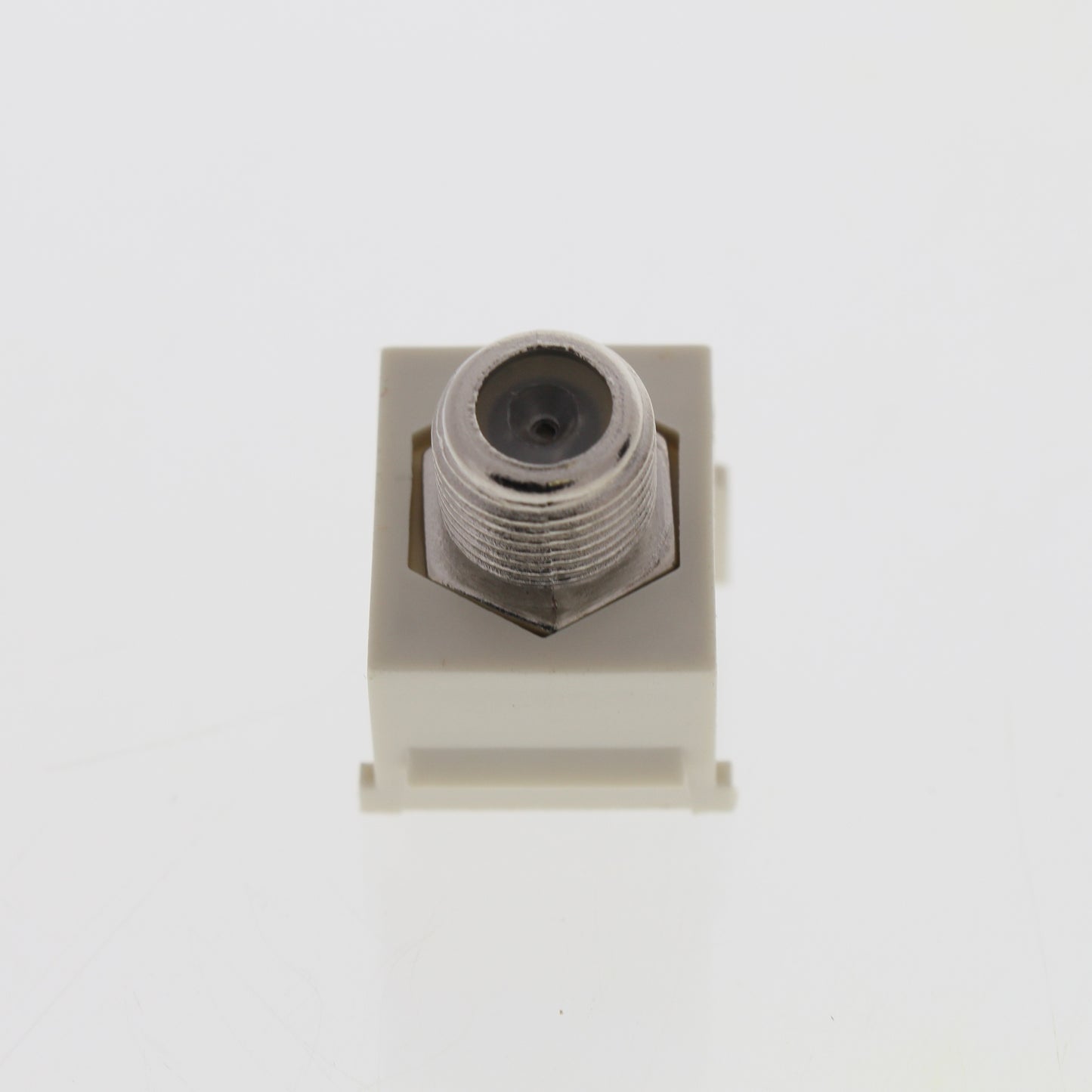 Cooper Lt Almond Modular TV Video Connector F-Type Coax Cable Jack RG6 5552-5ELA