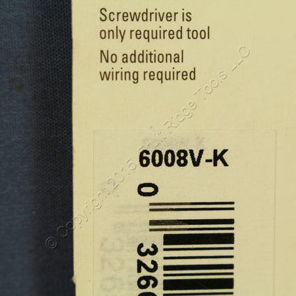 Cooper 6008V-K-C Beige 1-Pole Rotary Ceiling Fan 3-Speed On/Off Control 1.5A
