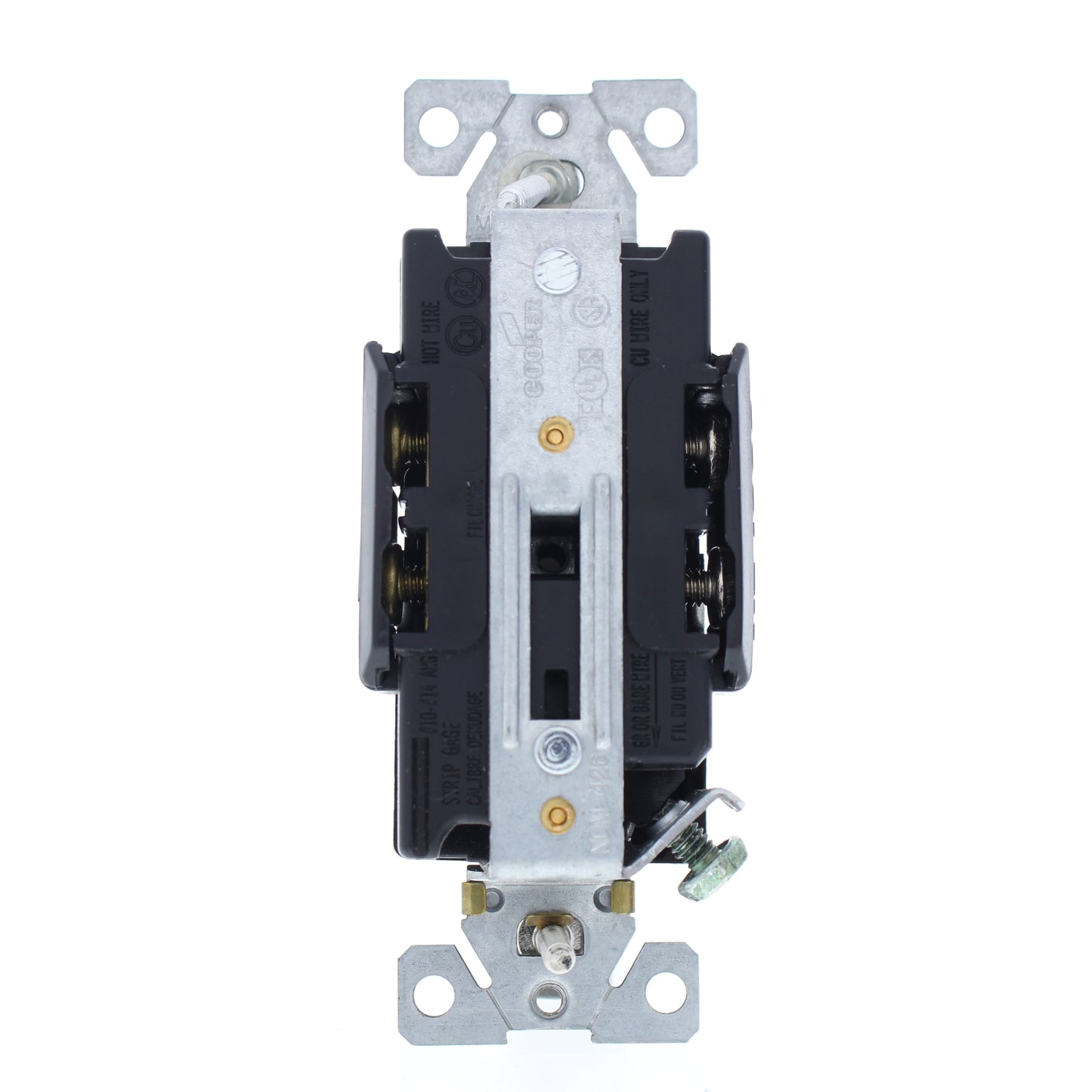 Cooper Brown Commercial Decorator Receptacle Duplex Outlet NEMA 5-15R 15A 6242B